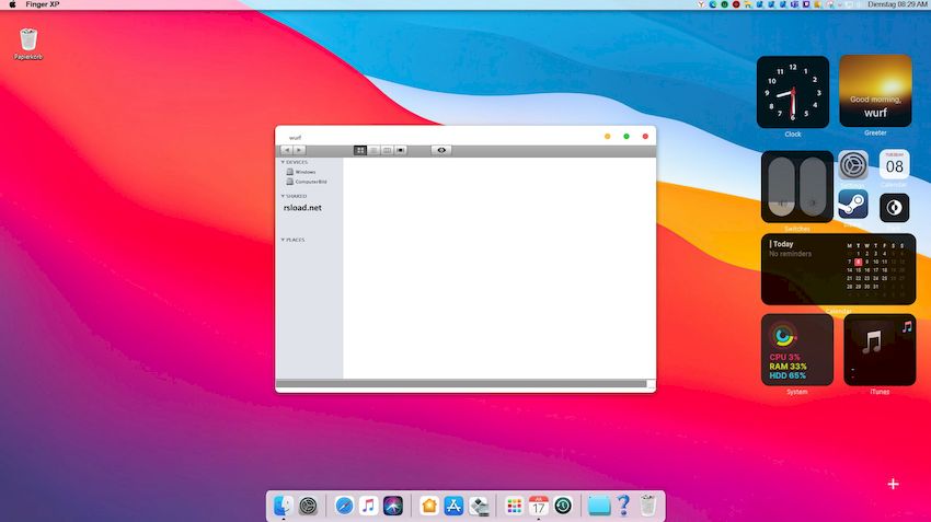 macOS Big Sur SkinPack