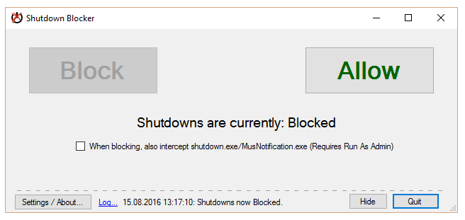 shutdownBlocker