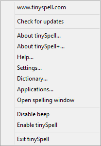 tinySpell