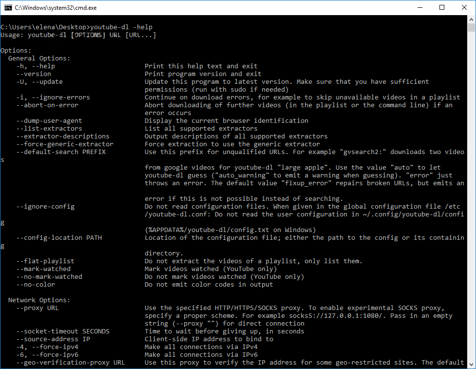 youtube-dl скачать