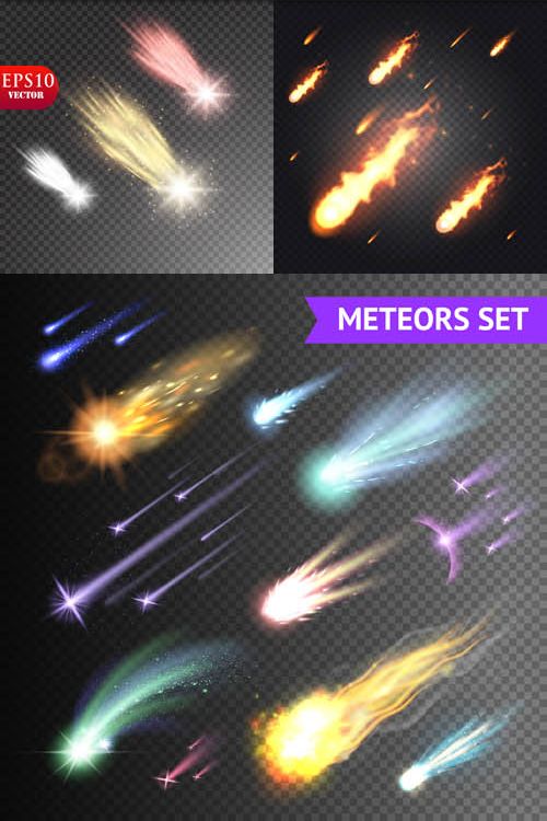 Векторная графика - Кометы