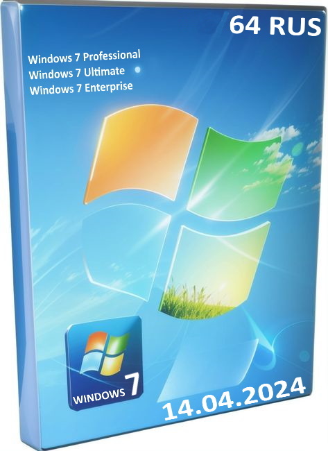 Максимальная Windows 7 новый загрузочный диск 64_32bit USB 2024