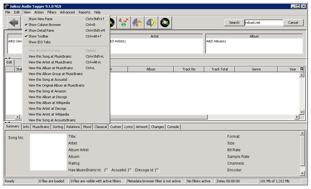 бесплатно Jaikoz Audio Tagger