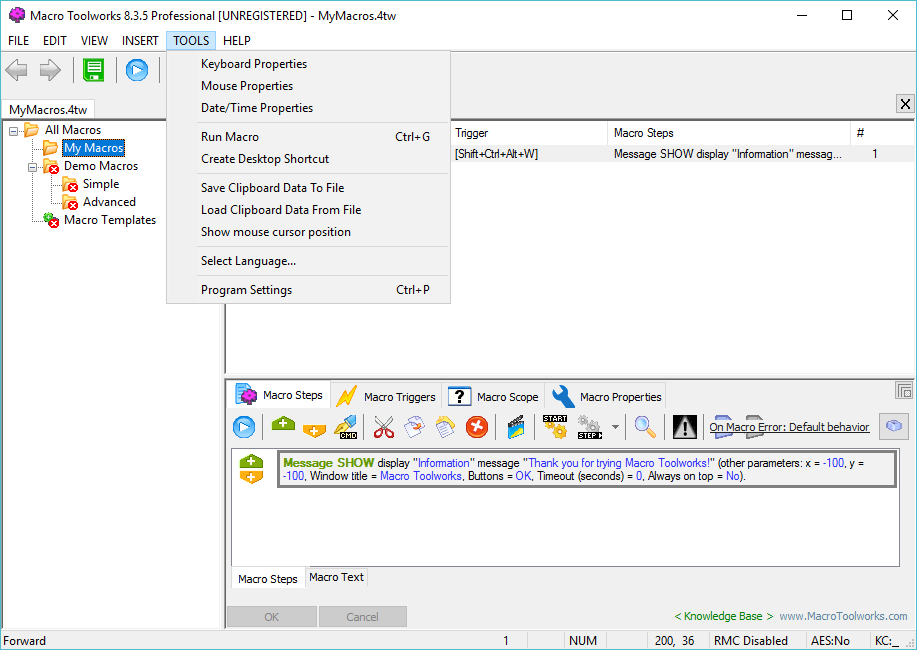 бесплатно Pitrinec Macro Toolworks