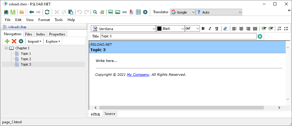 скачать CHM Editor