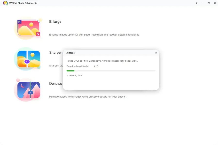 скачать DVDFab Photo Enhancer AI бесплатно