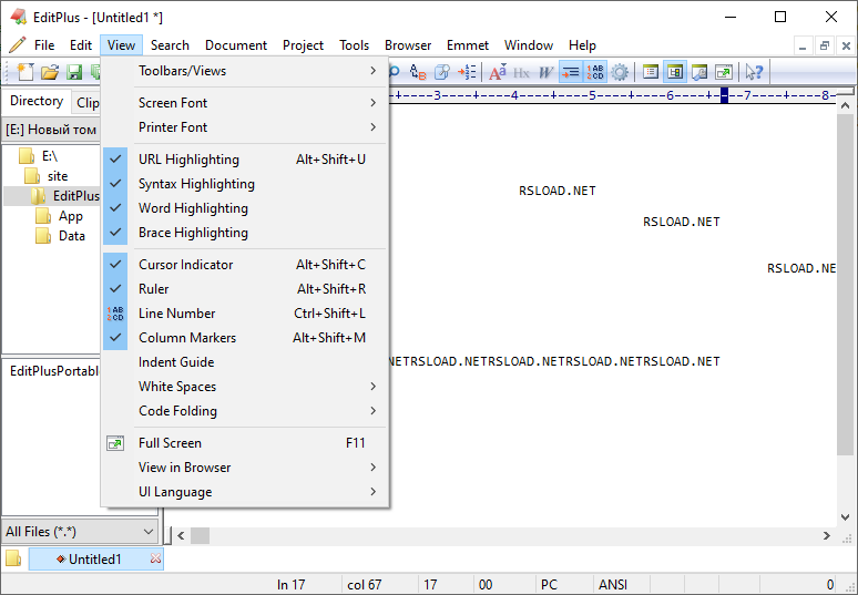 скачать EditPlus