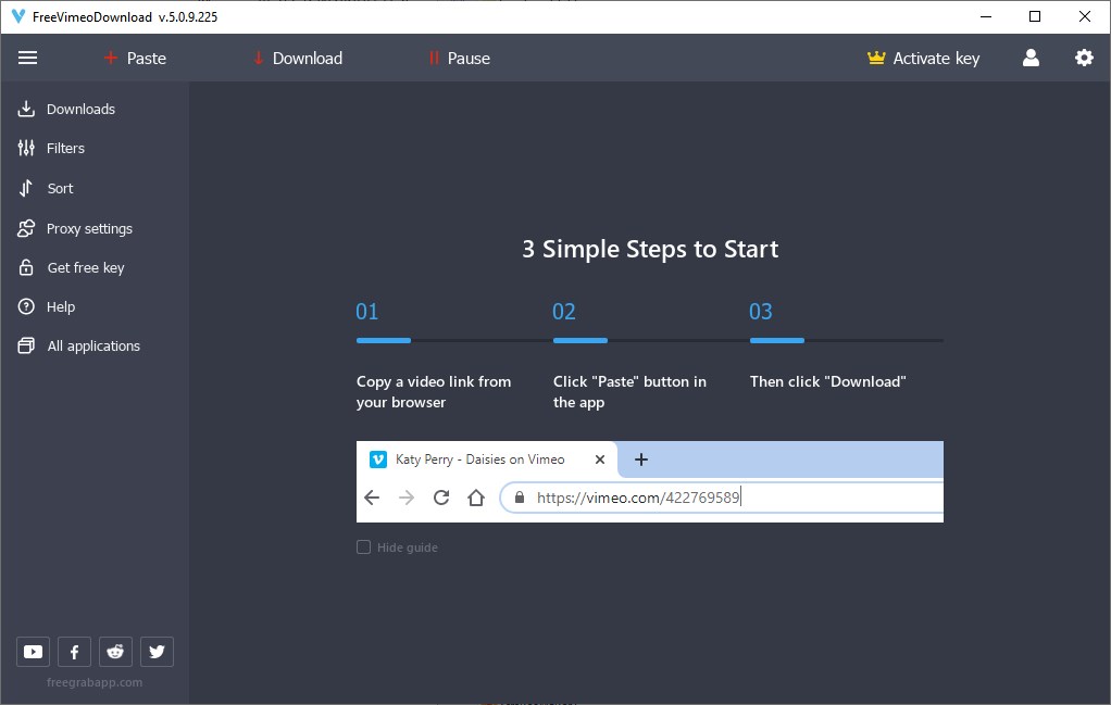 скачать FreeGrabApp Free Vimeo Download бесплатно
