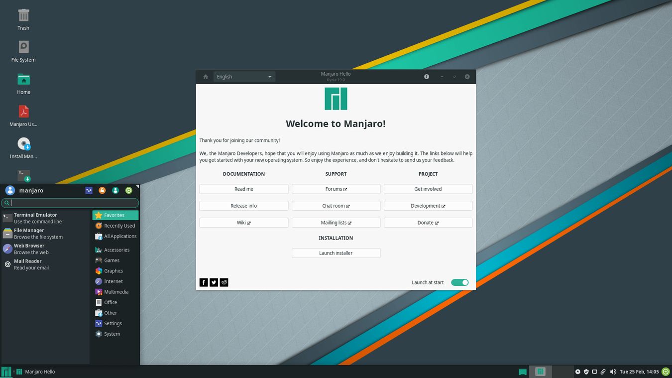 скачать Manjaro Linux бесплатно