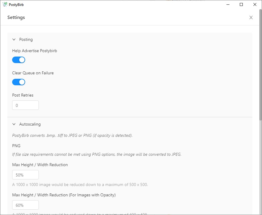 скачать Postybirb бесплатно