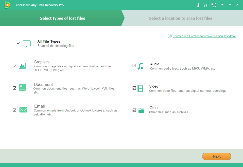 скачать Tenorshare Any Data Recovery