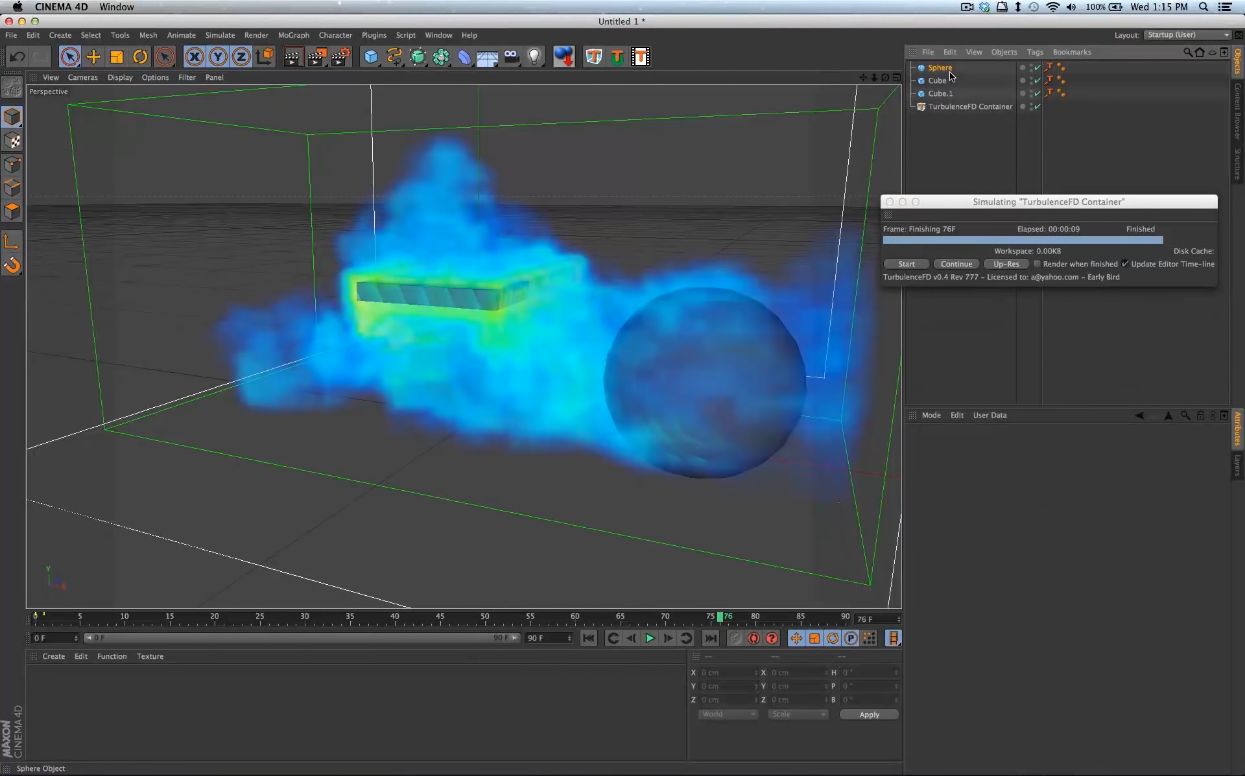 скачать TurbulenceFD Cinema 4D