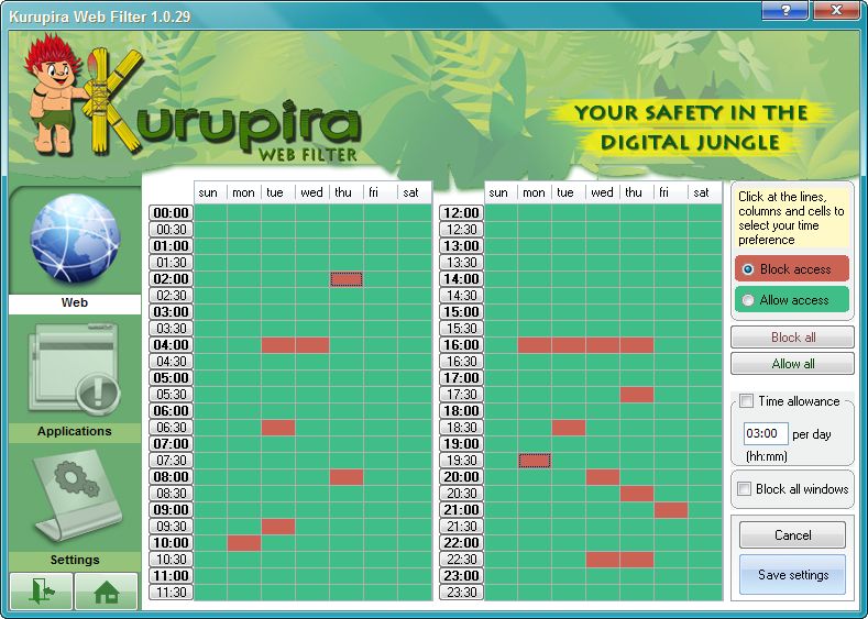 скачать бесплатно Kurupira Web Filter